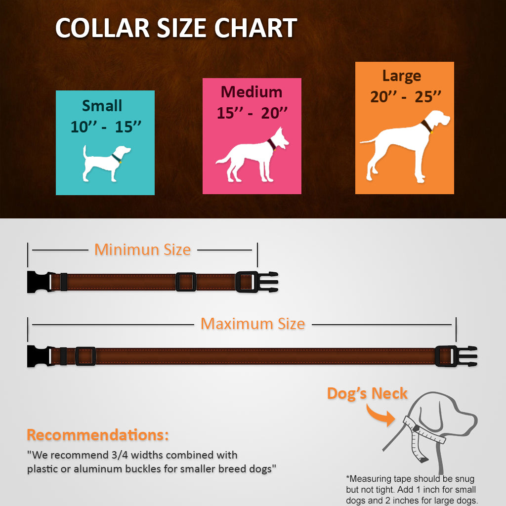 Size Guide for Belts and Dog Collars · SkinsBelts